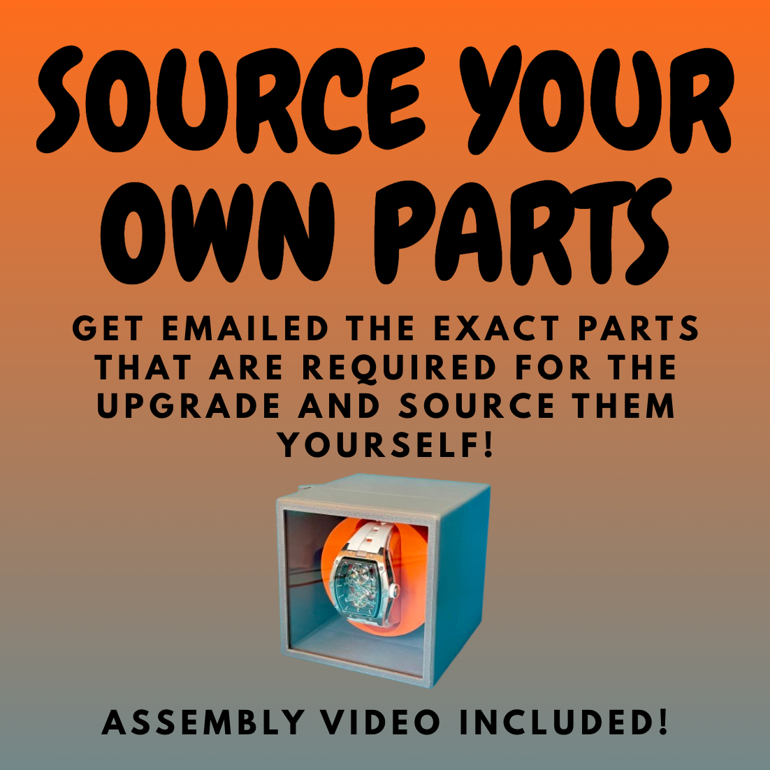 Watch Winder Parts List + Assembly Guide