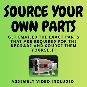 Turbo Fan engine Hardware Parts List + Assembly Video